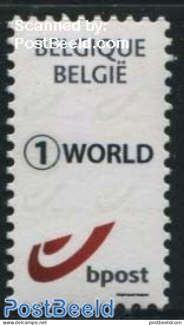 Belgium 2015 Definitive 1 World 1v, Mint NH - Neufs