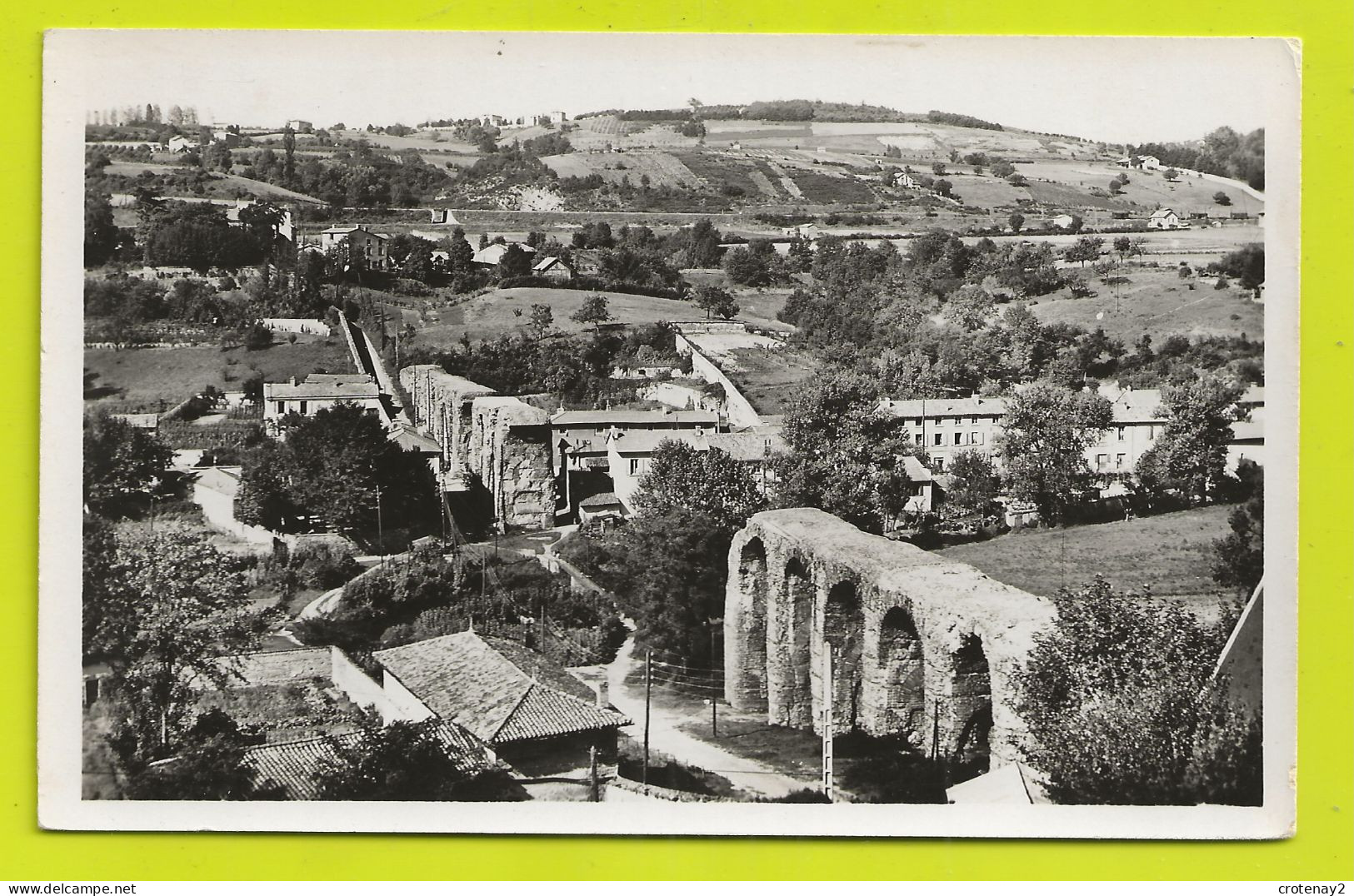 69 BEAUNANT Les Aqueducs Entre Oullins Et Francheville Vue Générale Explications VOIR DOS Les Tirages Modernes - Oullins