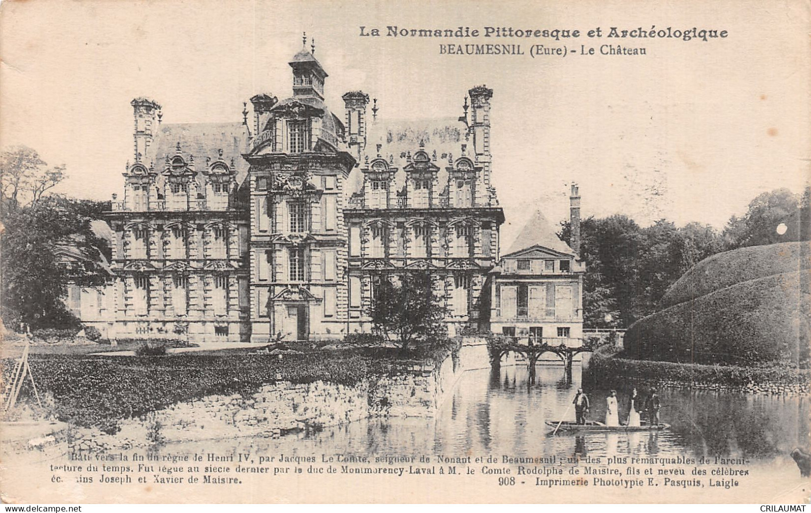 27-BEAUMESNIL-N°LP5131-F/0391 - Beaumesnil