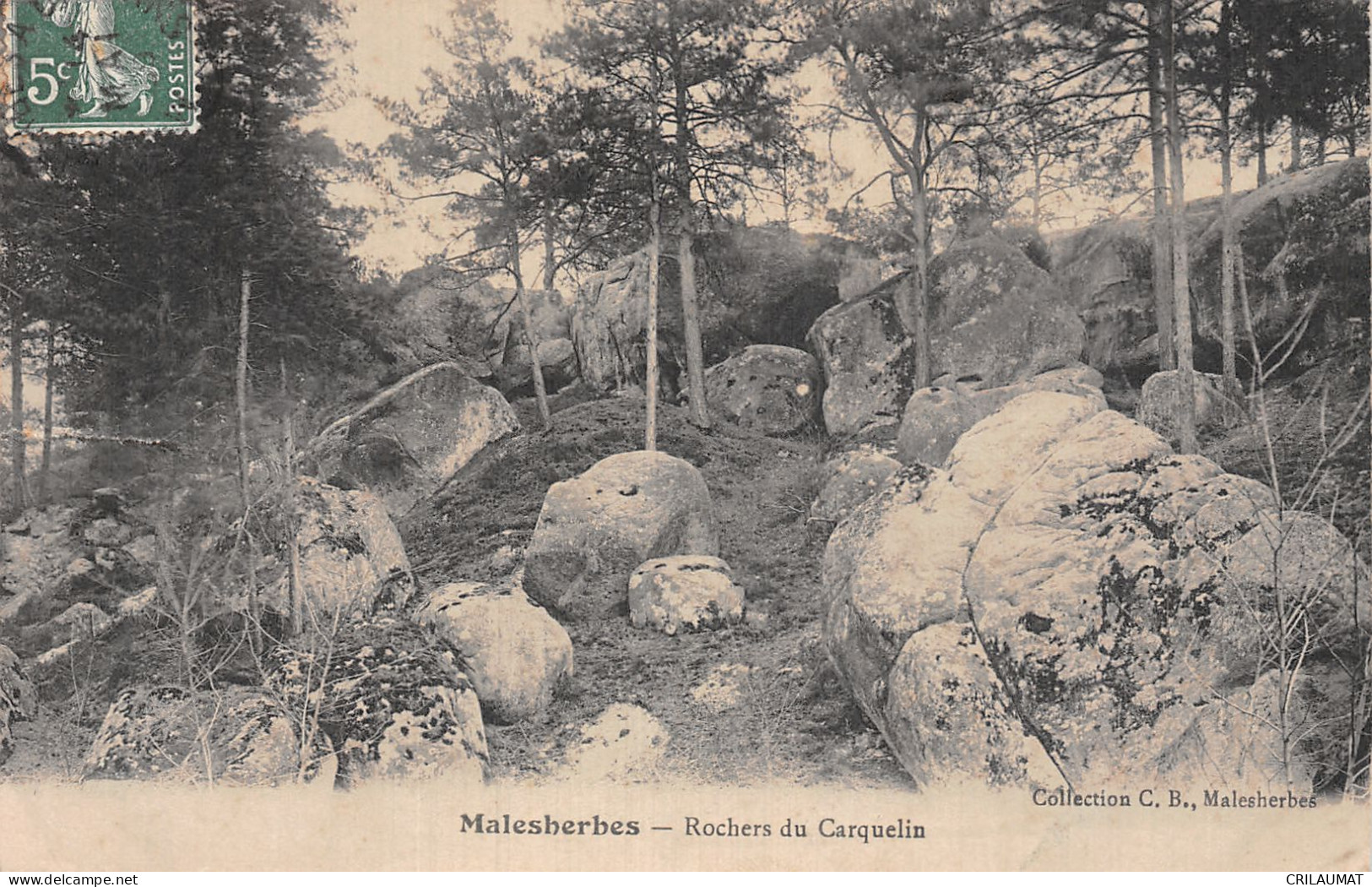 45-MALESHERBES ROCHERS DU CARQUELIN-N°LP5132-F/0237 - Malesherbes