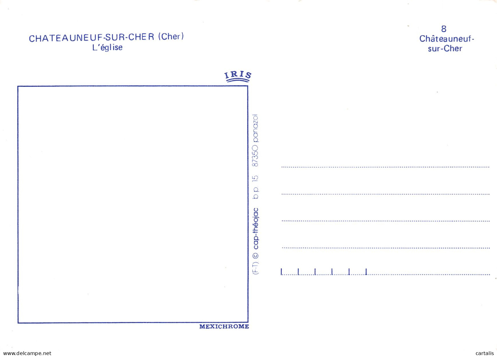 18-CHATEAUNEUF SUR CHER-N°4186-A/0281 - Chateauneuf Sur Cher