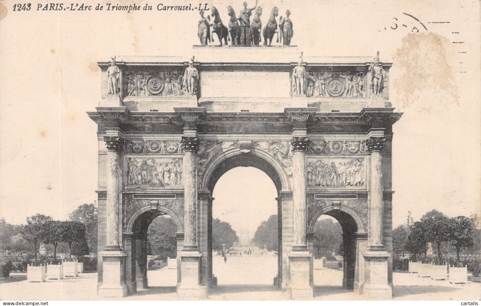 75-PARIS ARC DE TRIOMPHE-N°4188-C/0359 - Arc De Triomphe