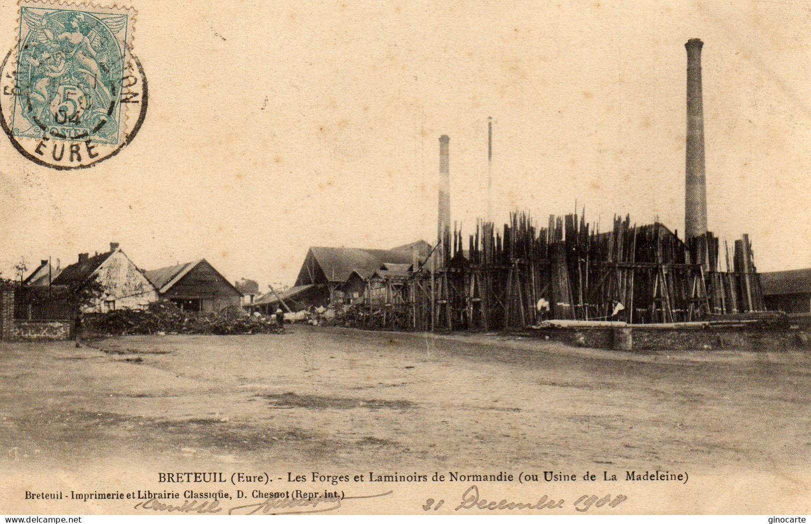 Breteuil Les Forges Et Laminoirs Usine De La Madeleine - Breteuil