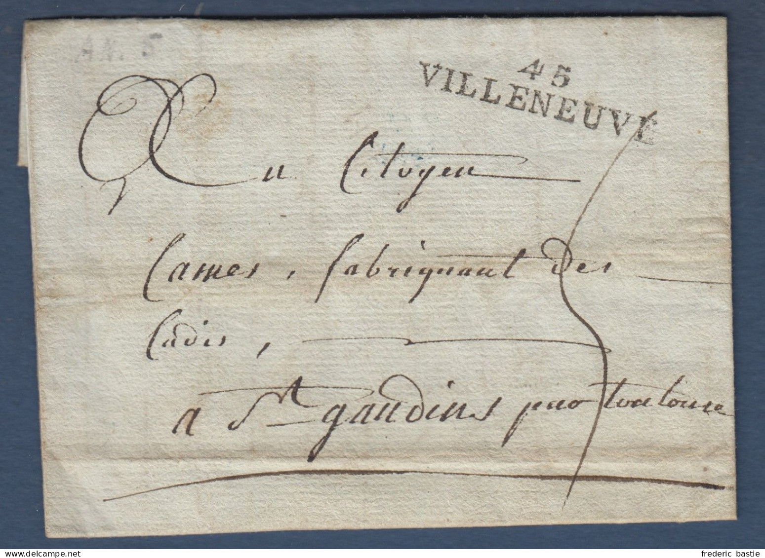 Lot Et Garonne - 45 / VILLENEUVE - 1701-1800: Precursori XVIII