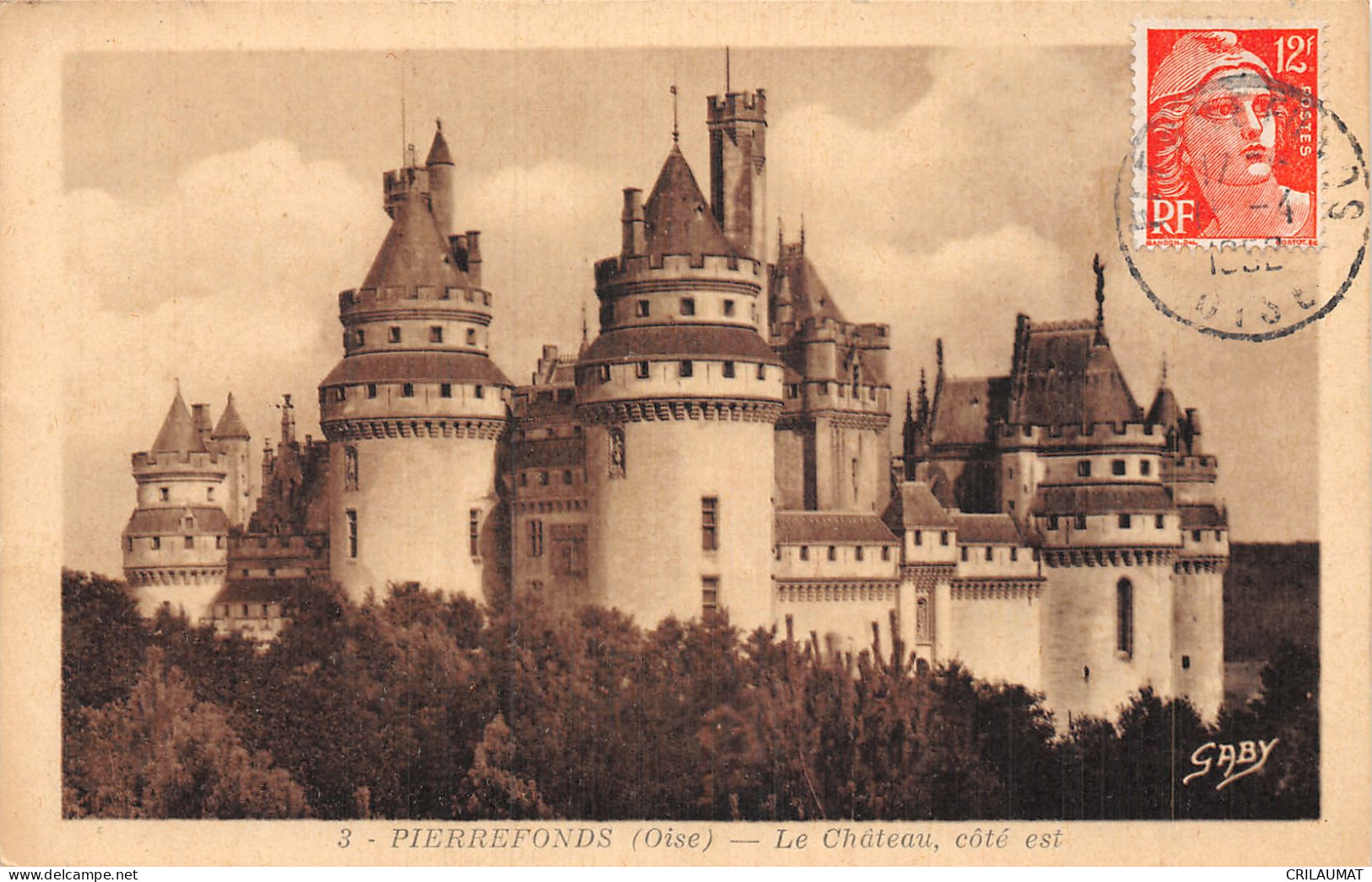 60-PIERREFONDS LE CHATEAU-N°LP5134-A/0225 - Pierrefonds