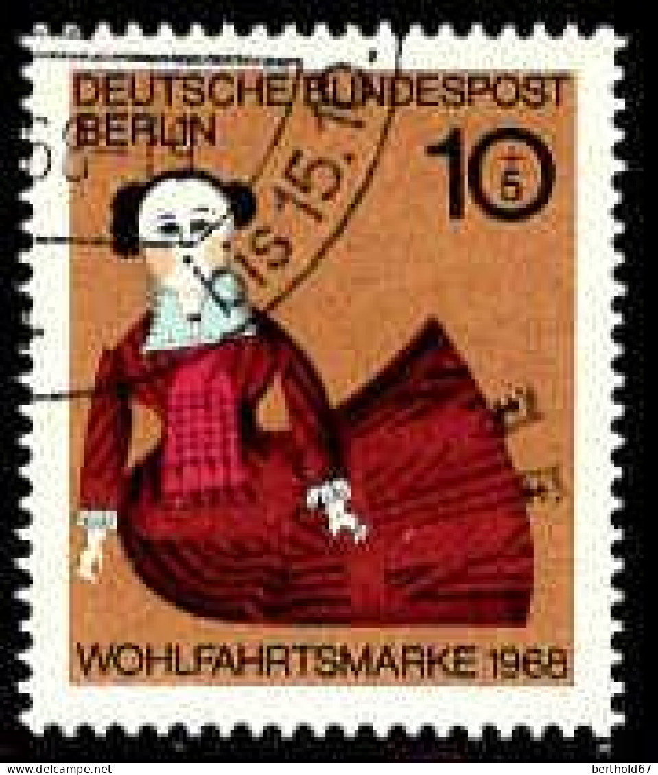 Berlin Poste Obl Yv:297/300 Bienfaisance Poupées (Beau Cachet Rond) (Thème) - Dolls