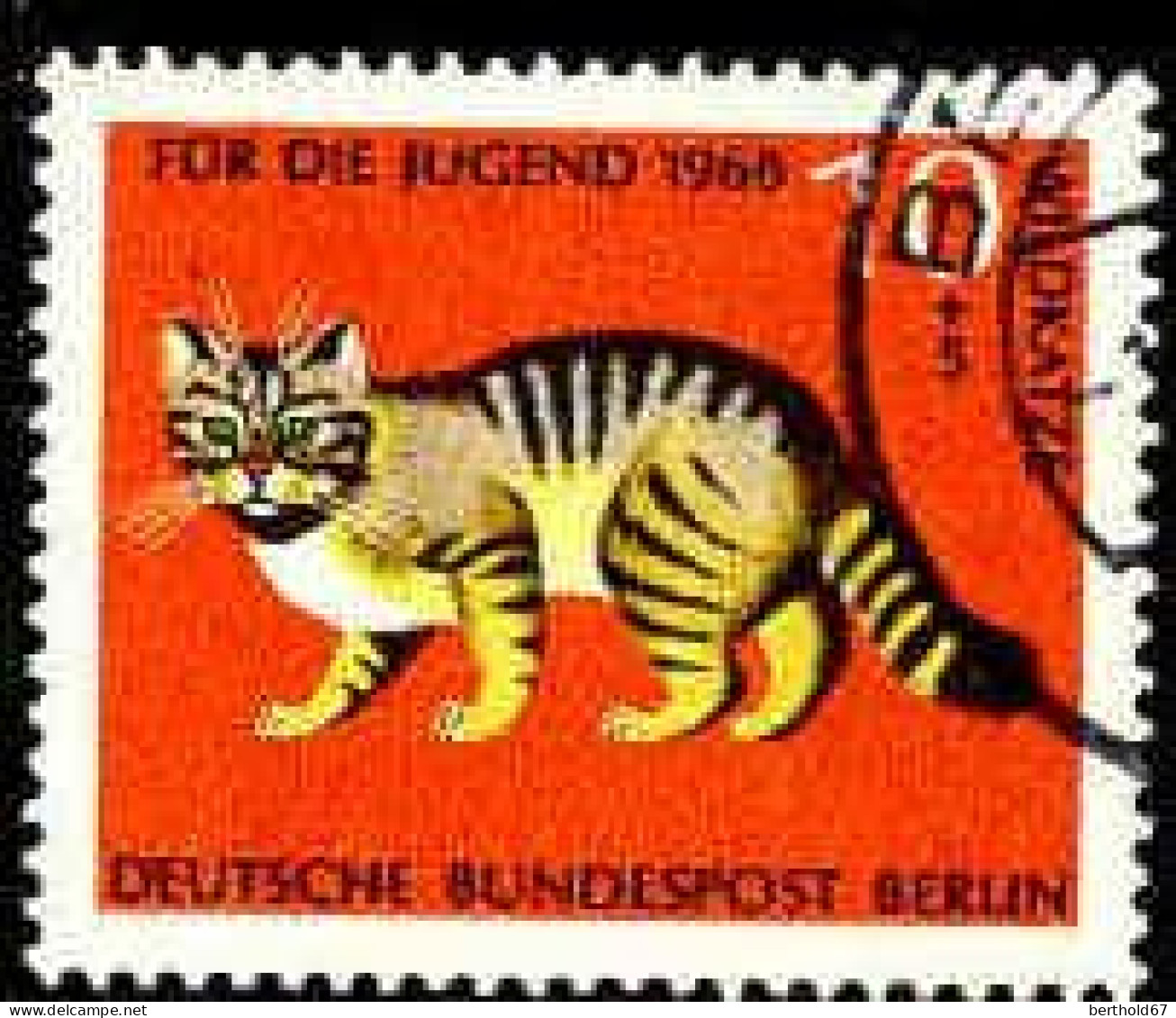 Berlin Poste Obl Yv:291/294 Pour La Jeunesse Animaux Menacés De Disparition (cachet Rond) (Thème) - Autres & Non Classés