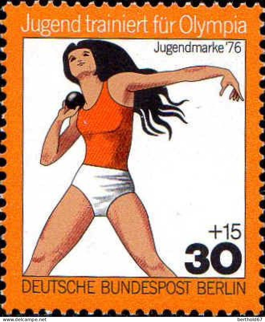 Berlin Poste N** Yv:481/484 Pour La Jeunesse Entrainement Olympique (Thème) - Autres & Non Classés