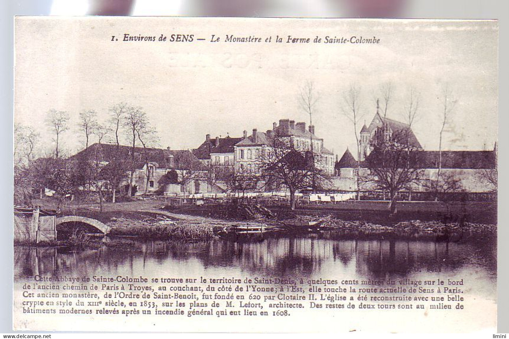 89 - SENS - MONASTERE Et FERME De SAINTECOLOMBE - - Sens