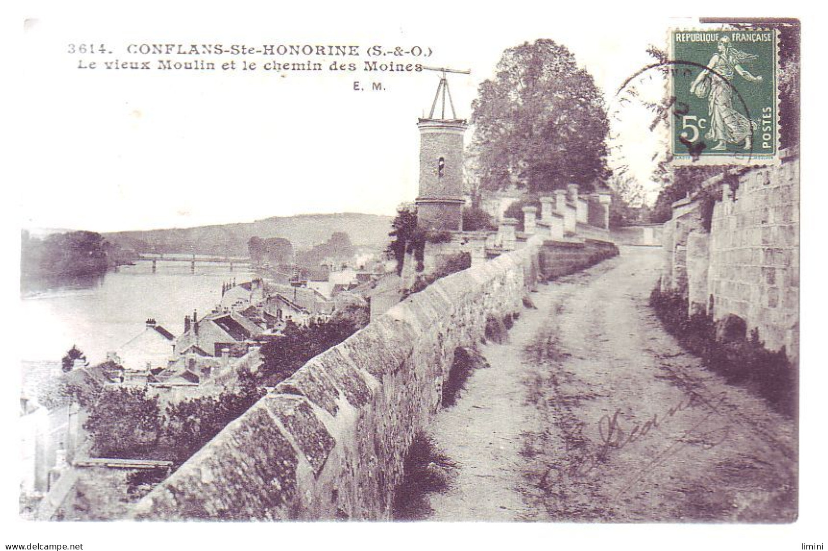 78 - CONFLANS-Ste-HONORINE - VIEUX MOULIN Et LeCHEMIN Des MOINES -  - Conflans Saint Honorine