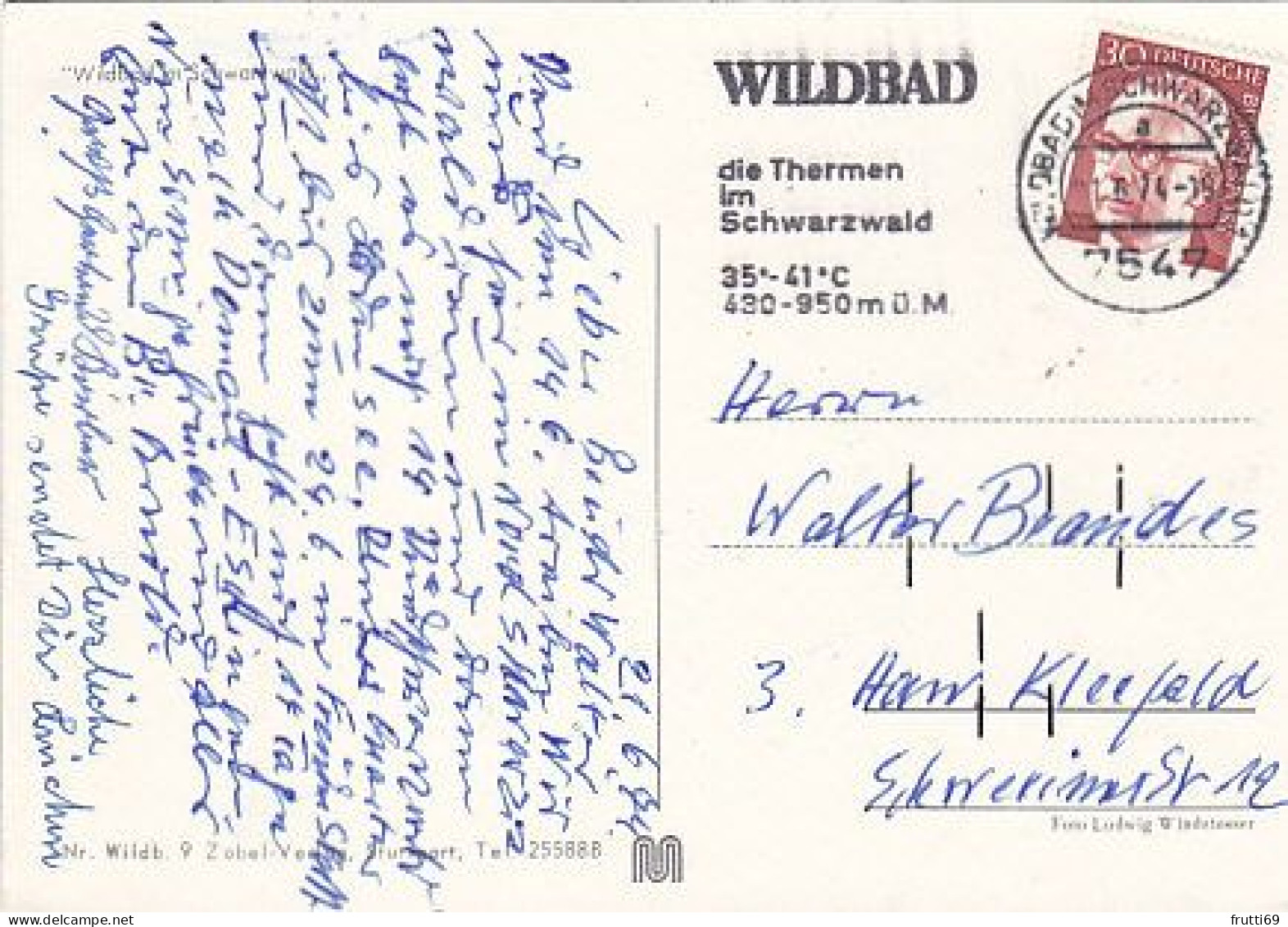 AK 211586 GERMANY - Wildbad / Schwarzwald - Hochschwarzwald