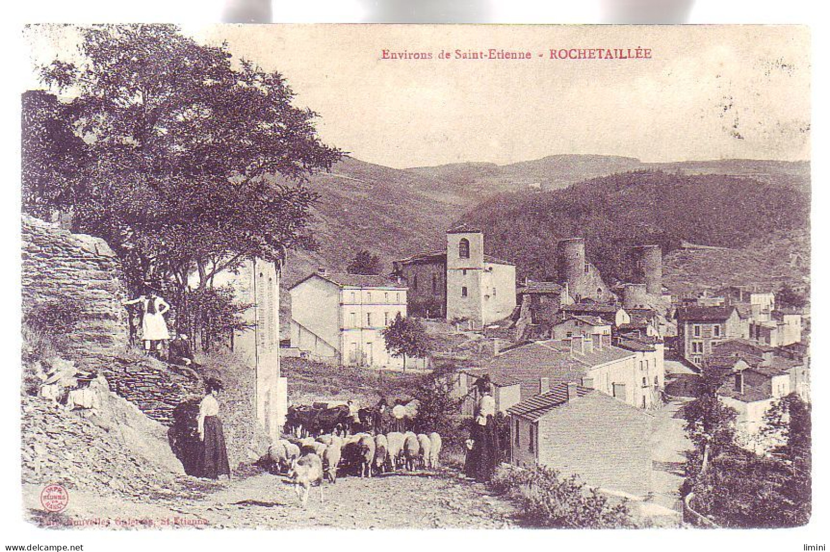 42 - ROCHETAILLÉE - VUE GEGÉNÉRALE - TROUPEAUX De MOUTON - ANIMÉE - - Rochetaillee