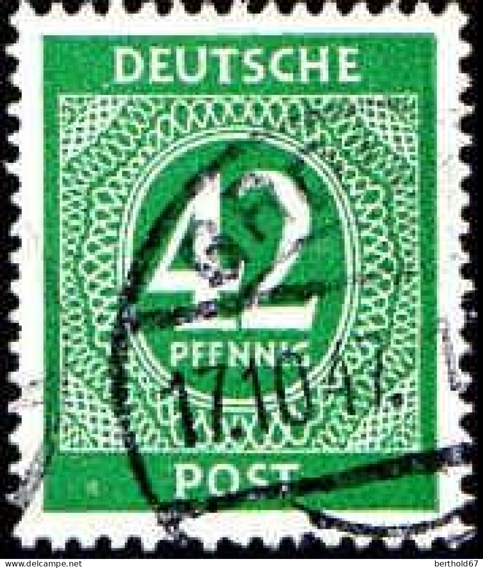 Allemagne Interzone Poste Obl Yv:20 Mi:930 Chiffre (TB Cachet Rond) - Gebraucht