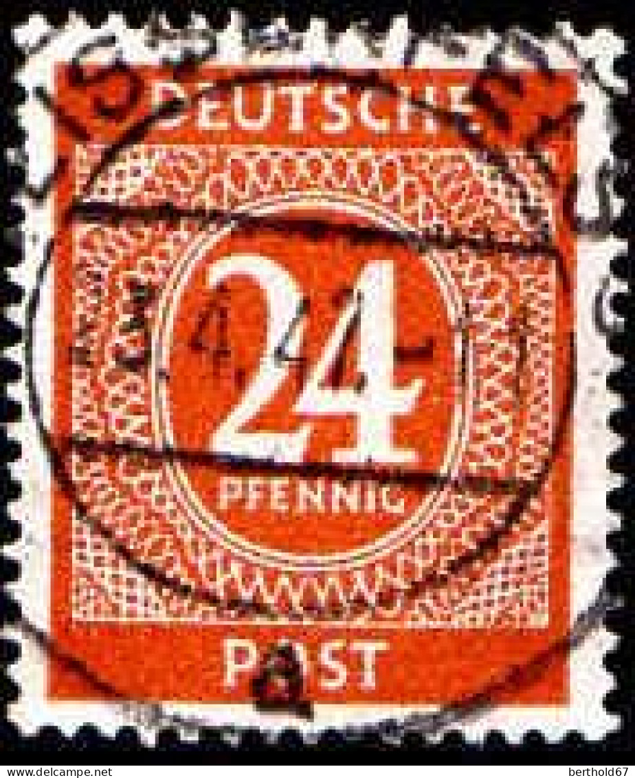 Allemagne Interzone Poste Obl Yv:15 Mi:925 Chiffre (TB Cachet Rond) - Used
