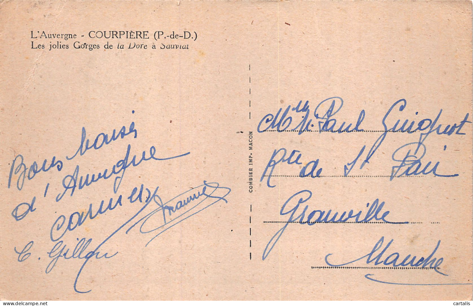 63-COURPIERE-N°4189-B/0107 - Courpiere