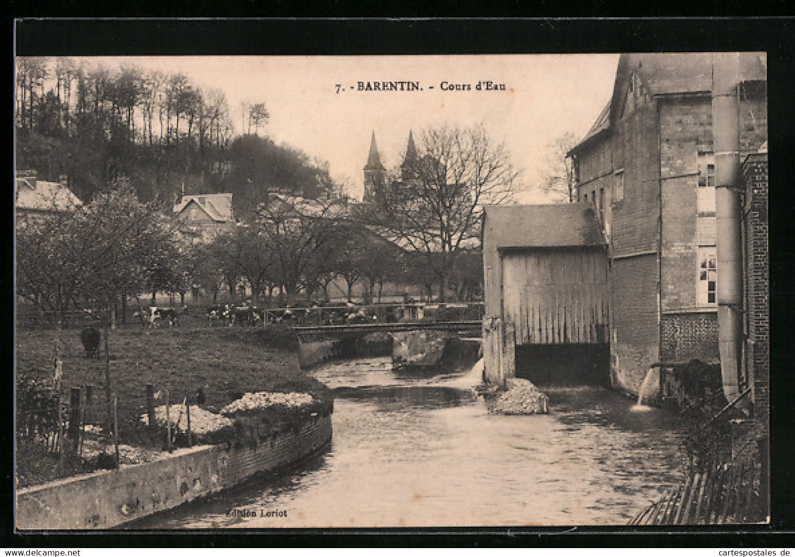 CPA Barentin, Cours D`Eau  - Barentin