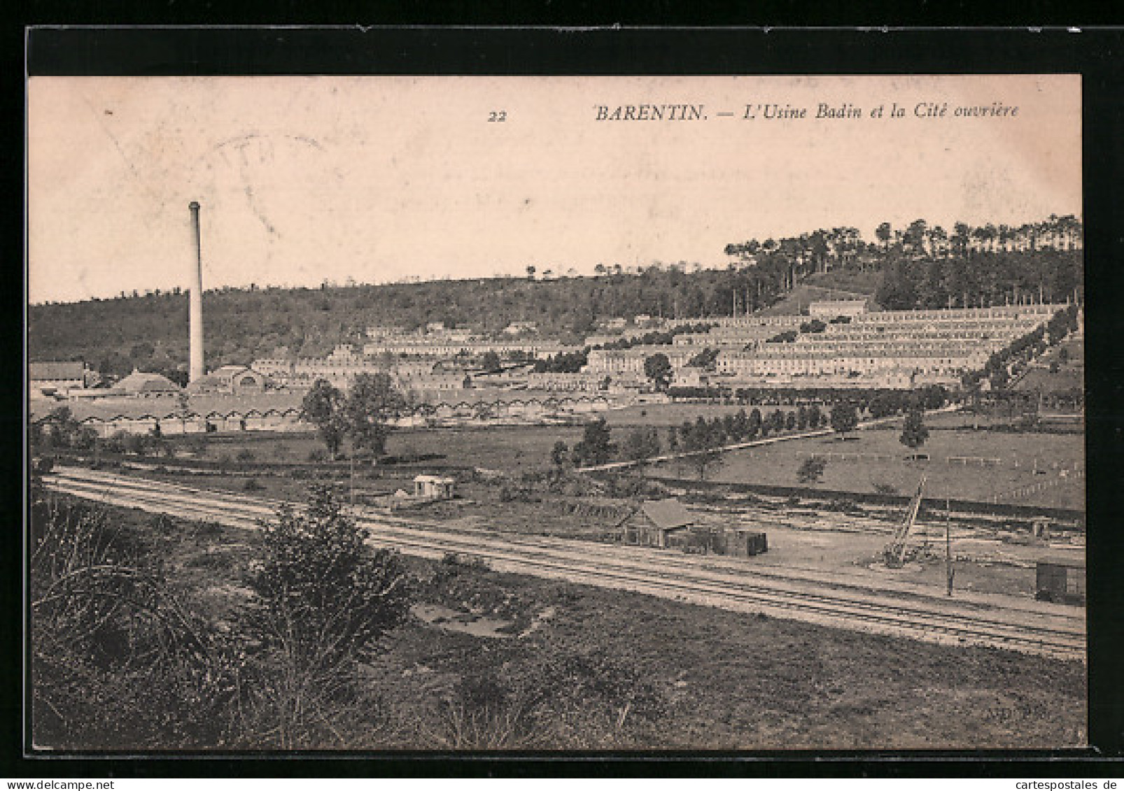 CPA Barentin, L`Usine, Badin Et La Cite Ouvriere  - Barentin