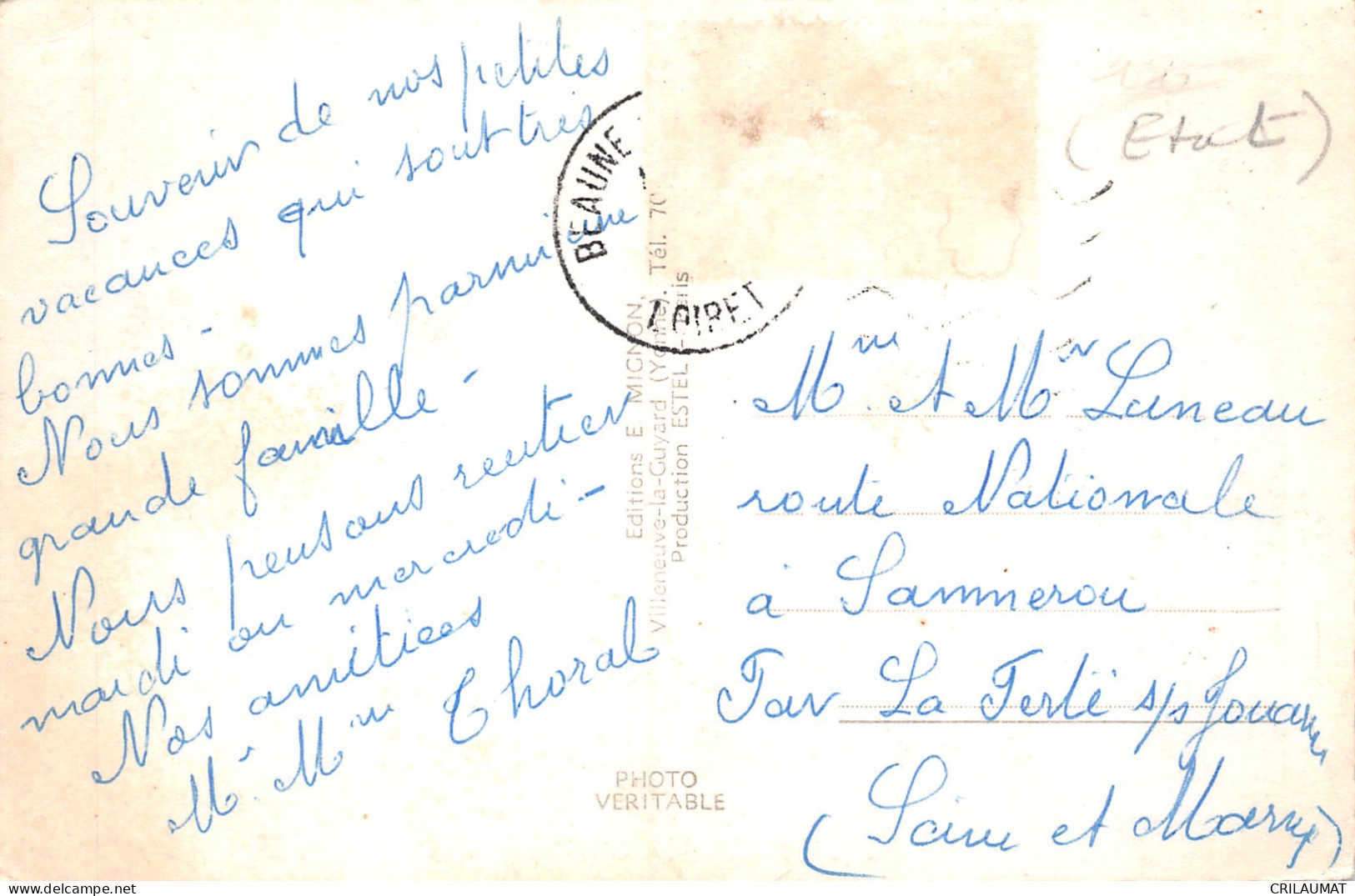 45-BEAUNE LA ROLANDE-N°LP5135-E/0231 - Beaune-la-Rolande