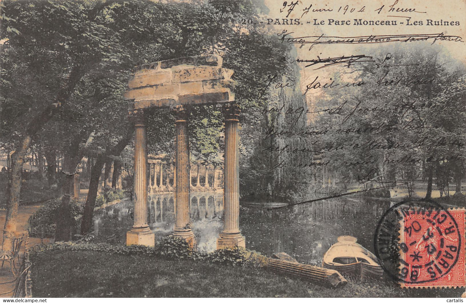 75-PARIS LE PARC MONCEAU-N°4190-G/0103 - Parcs, Jardins