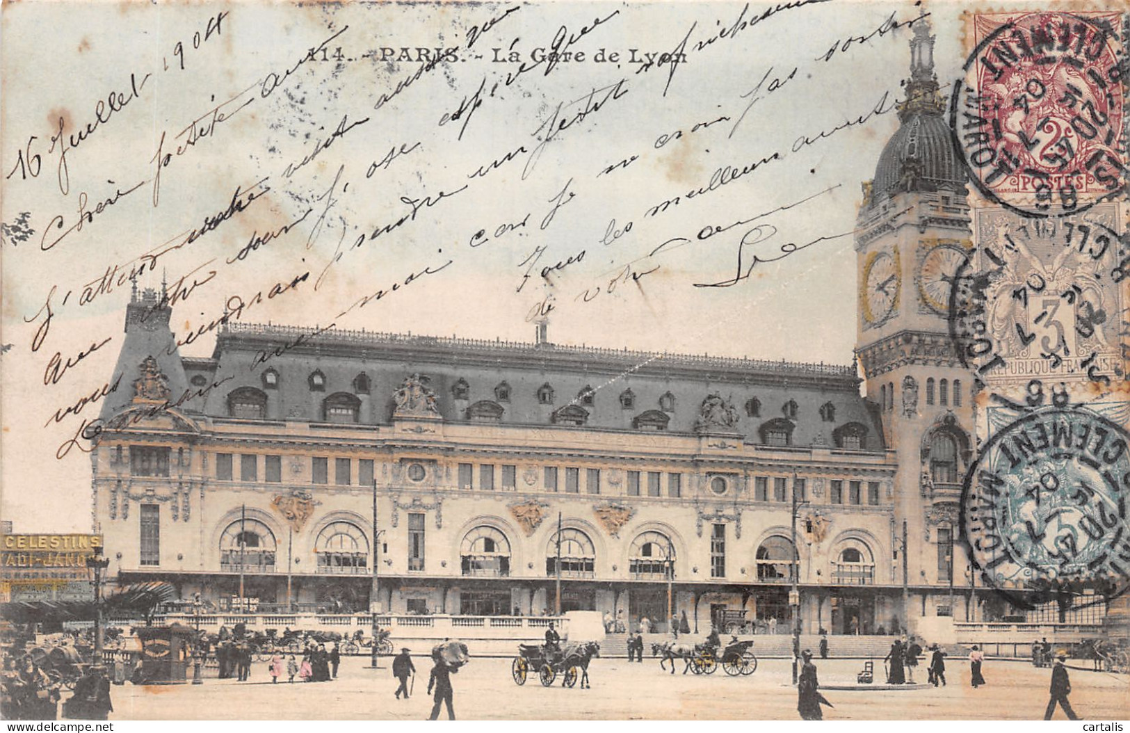 75-PARIS GARE DE LYON-N°4190-G/0005 - Métro Parisien, Gares