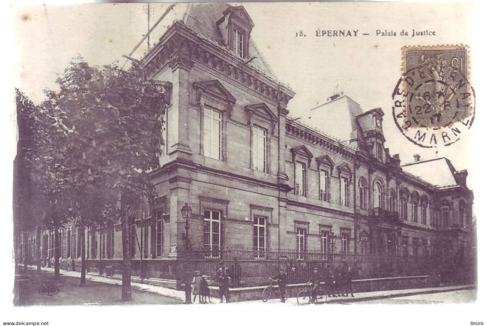 51 - EPERNAY - PALAIS De JUSTICE - ANIMÉE - - Epernay