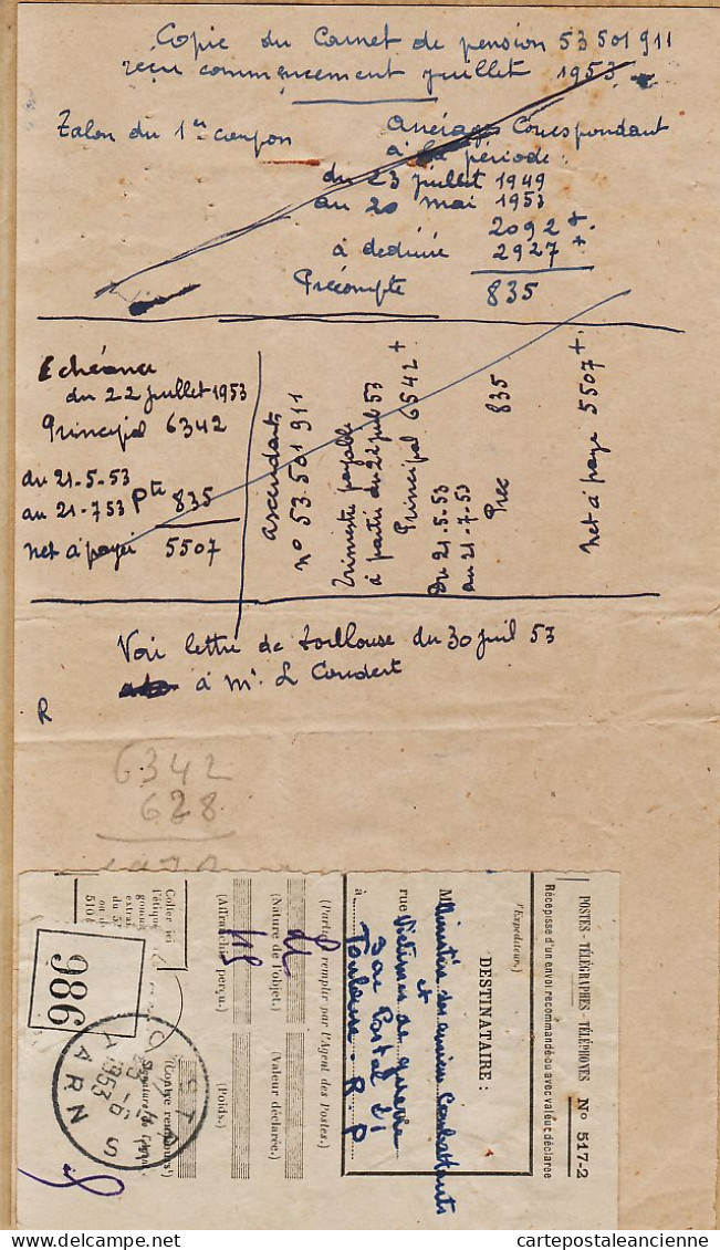 38859 / ⭐ ♥️ Rare CASTRES Tarn Soldat Jean BAÏSSE Mort FRANCE 20.11.1944 + 8 Doc. dont Demande Restitution Dépouille