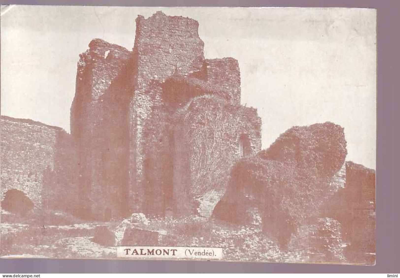 85 - TALMONT -  RUINE Du VIEUX CHATEAU -  - Talmont Saint Hilaire