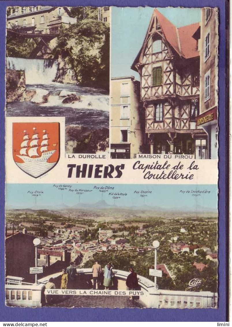 63 - THIERS - MULTIVUES DE LA VILLE  -  - Thiers