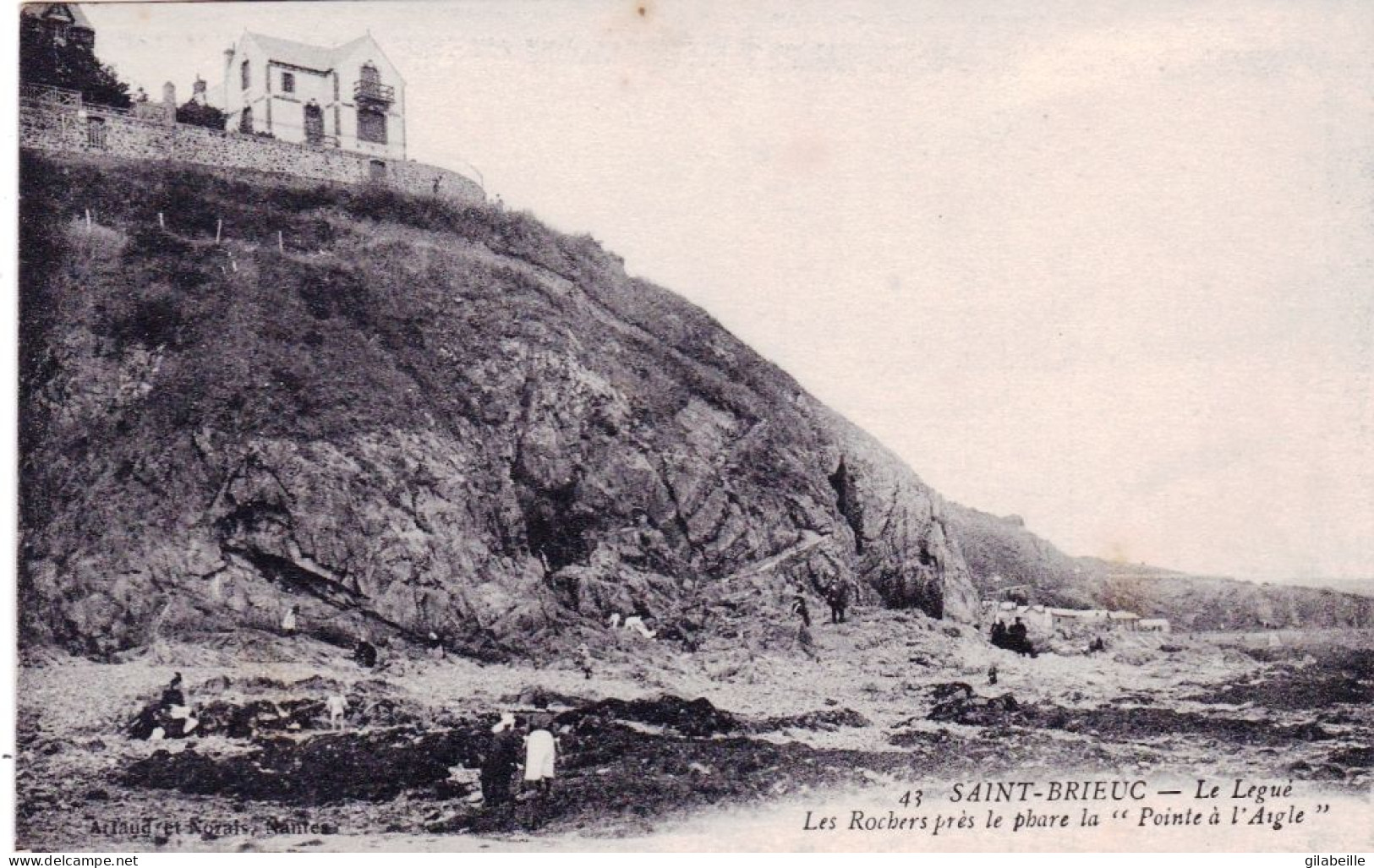 22 - Cotes D Armor -  SAINT BRIEUC - Le LEGUE - Les Rochers Pres Le Phare La " Pointe A L Aigle" - Saint-Brieuc