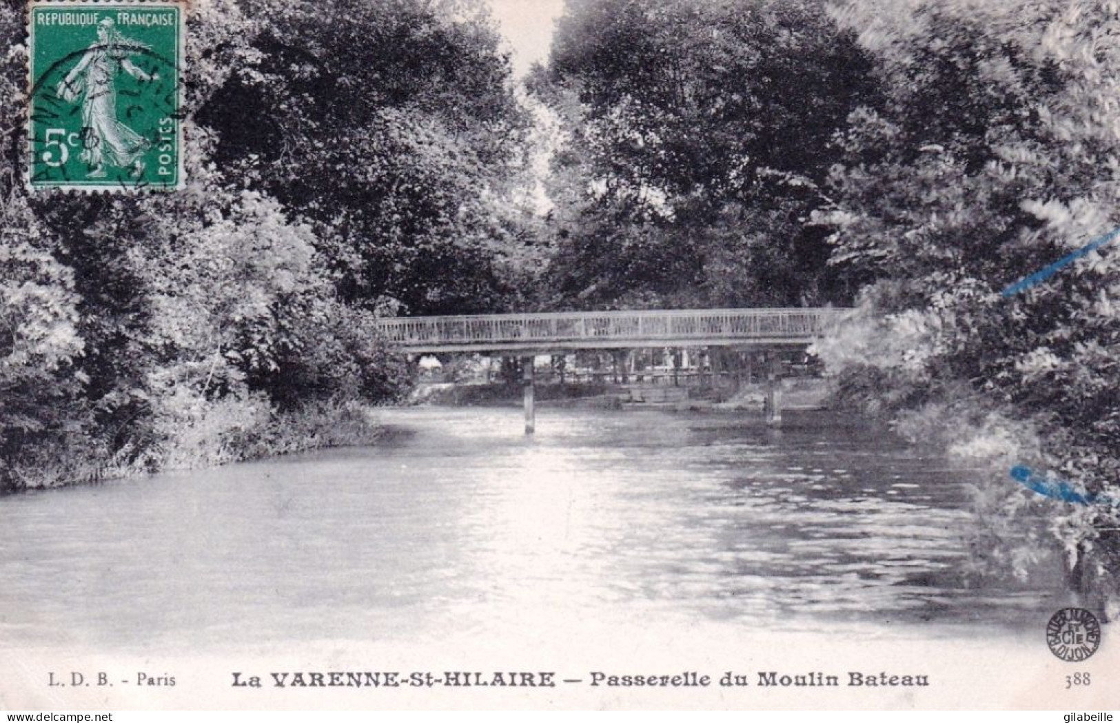 94 - Val De Marne - LA VARENNE SAINT HILAIRE( Sint Maur Des Fossés ) - Passerelle Du Moulin Bateau - Saint Maur Des Fosses