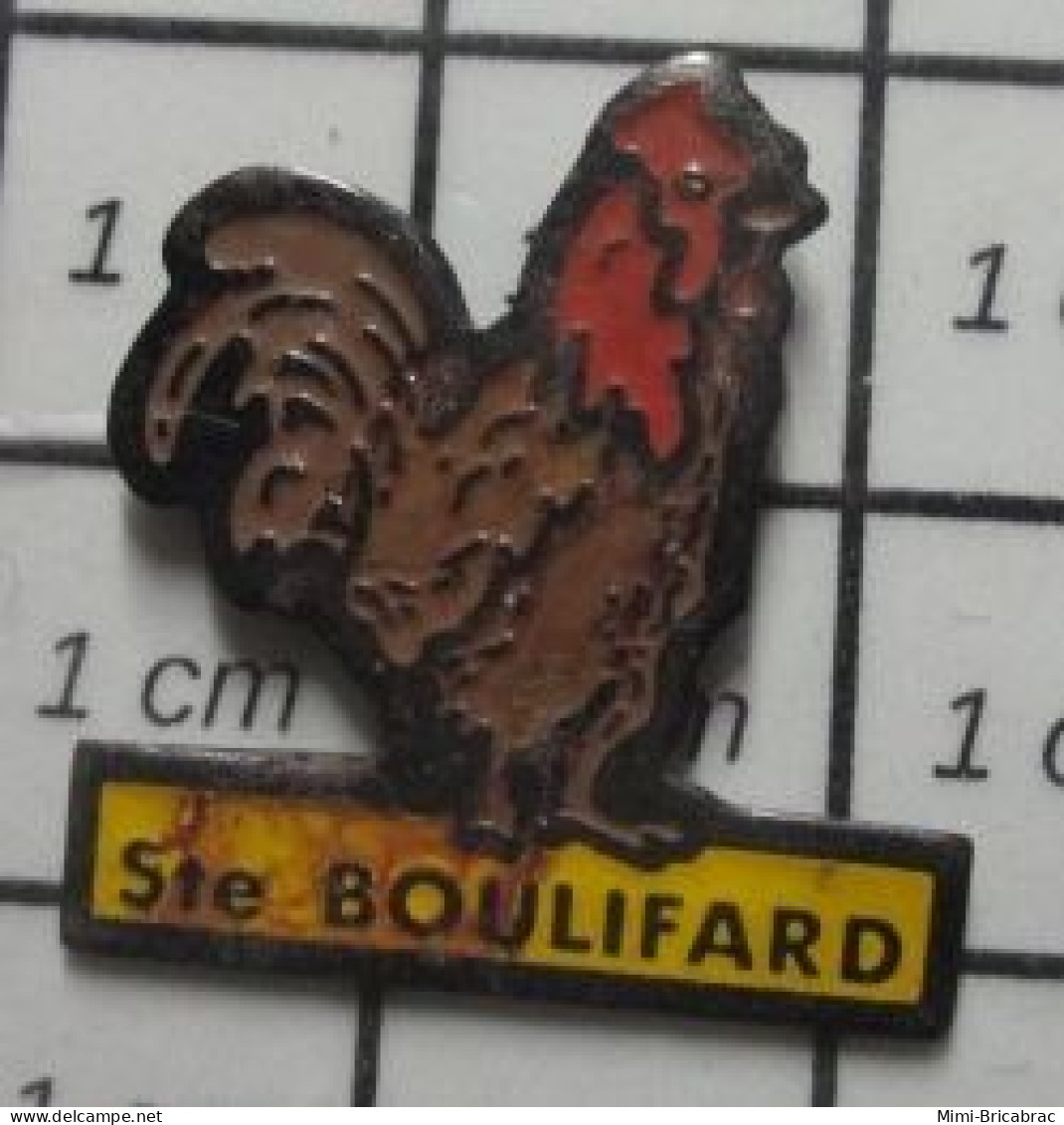 1818B Pin's Pins / Beau Et Rare / ANIMAUX / COQ POULE VOLAILLE STE BOULIFARD - Animaux