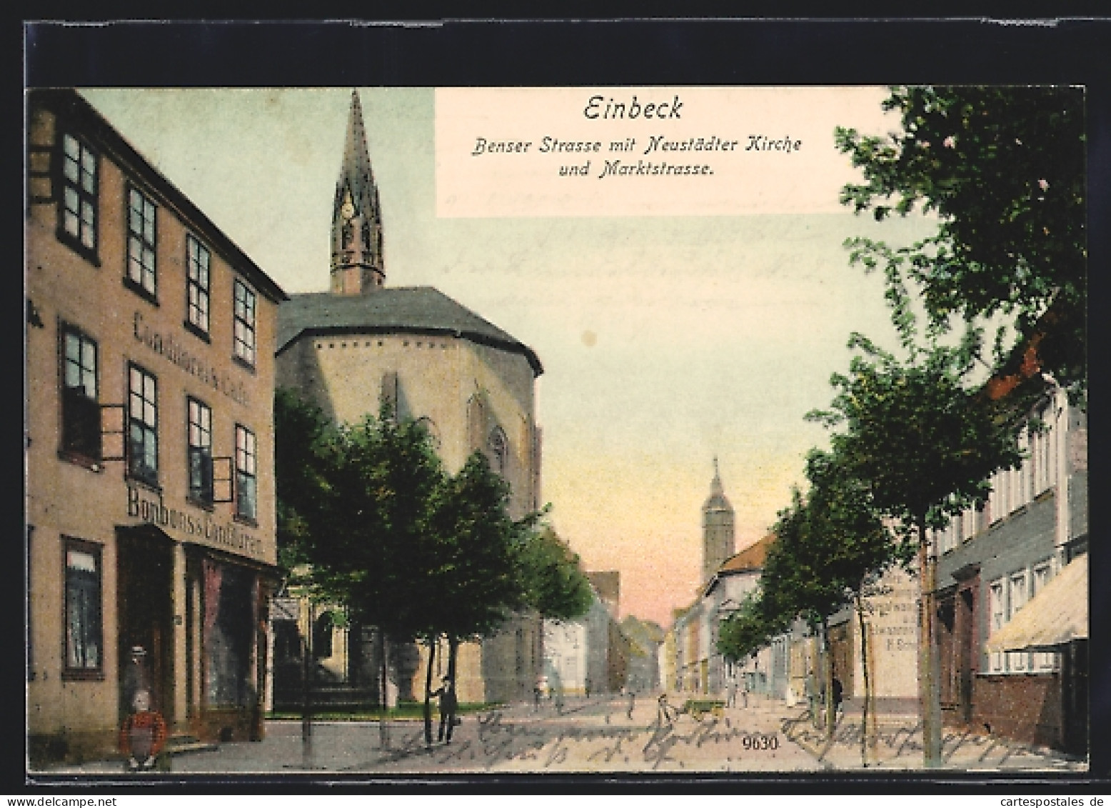 AK Einbeck, Benser Strasse Mit Neustädter Kirche Und Marktstrasse  - Einbeck