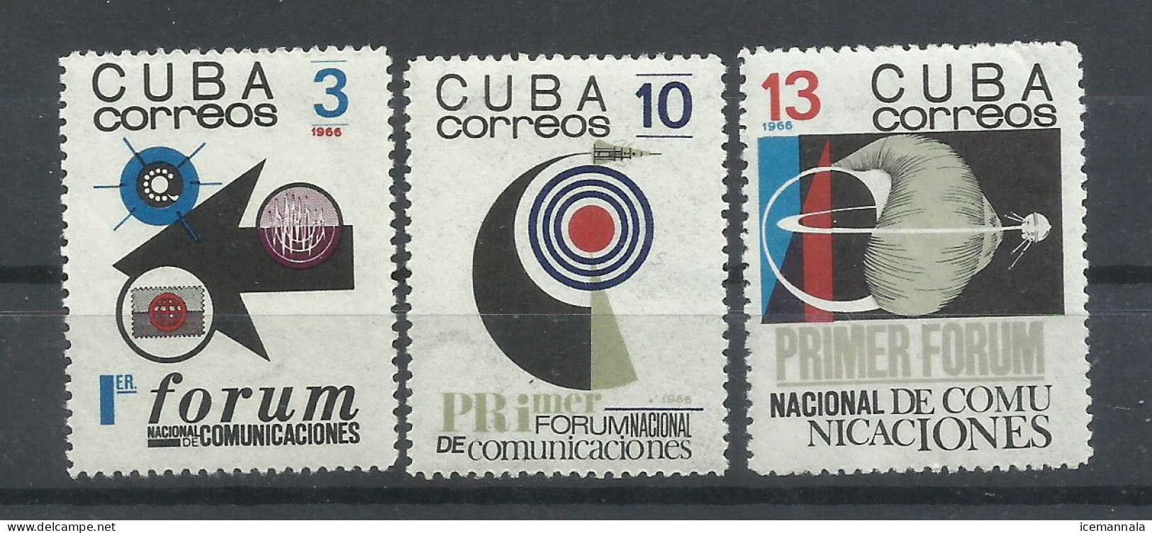 CUBA    YVERT   1075/77  MNH  ** - Unused Stamps