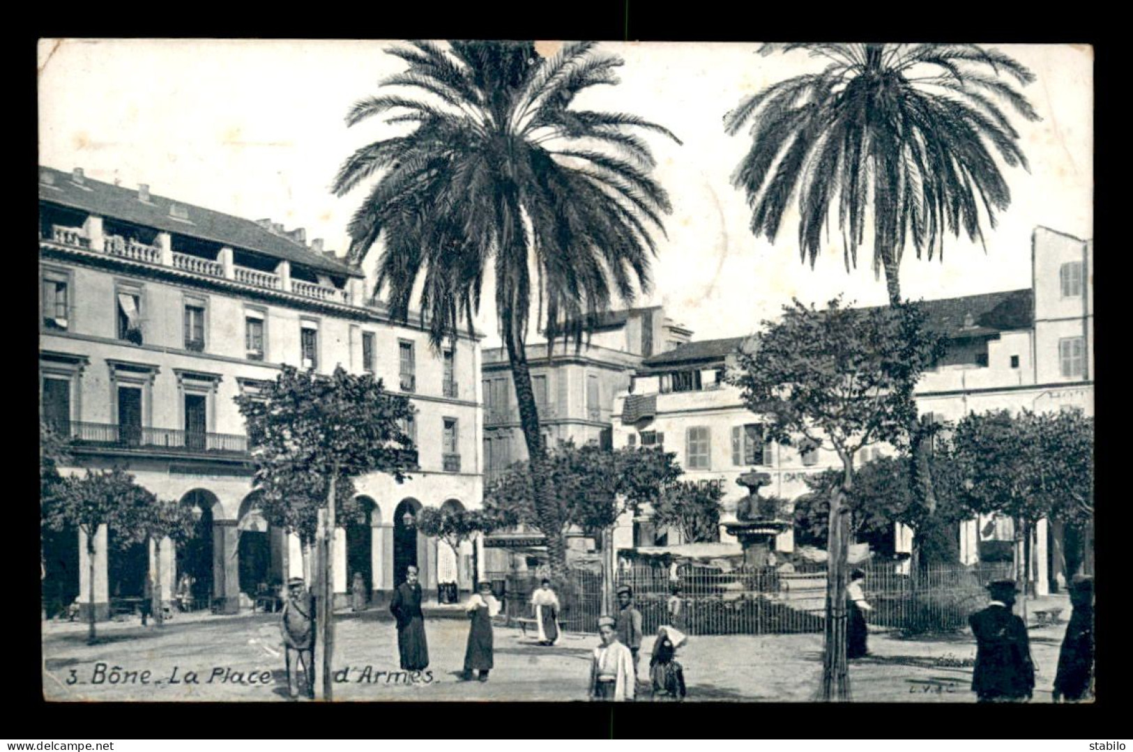 ALGERIE - BONE - LA PLACE D'ARMES - AQUA-PHOTO - Annaba (Bône)