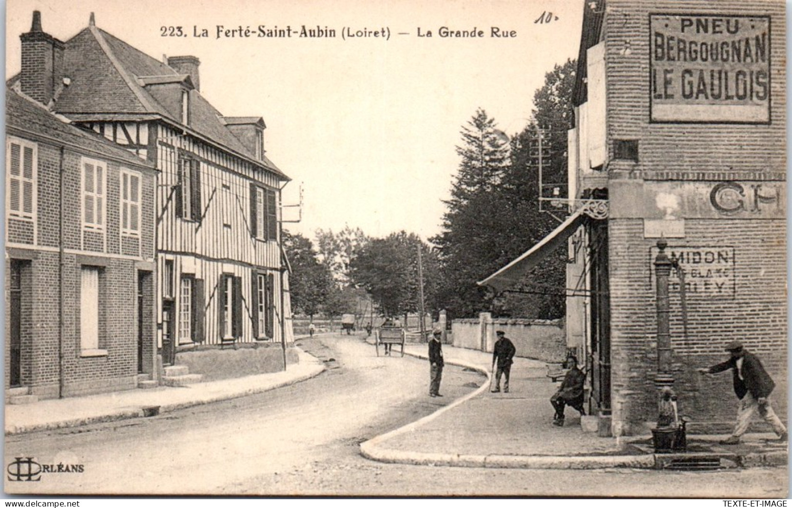 45 LA FERTE SAINT AUBIN - La Grande Rue (publicite) - La Ferte Saint Aubin