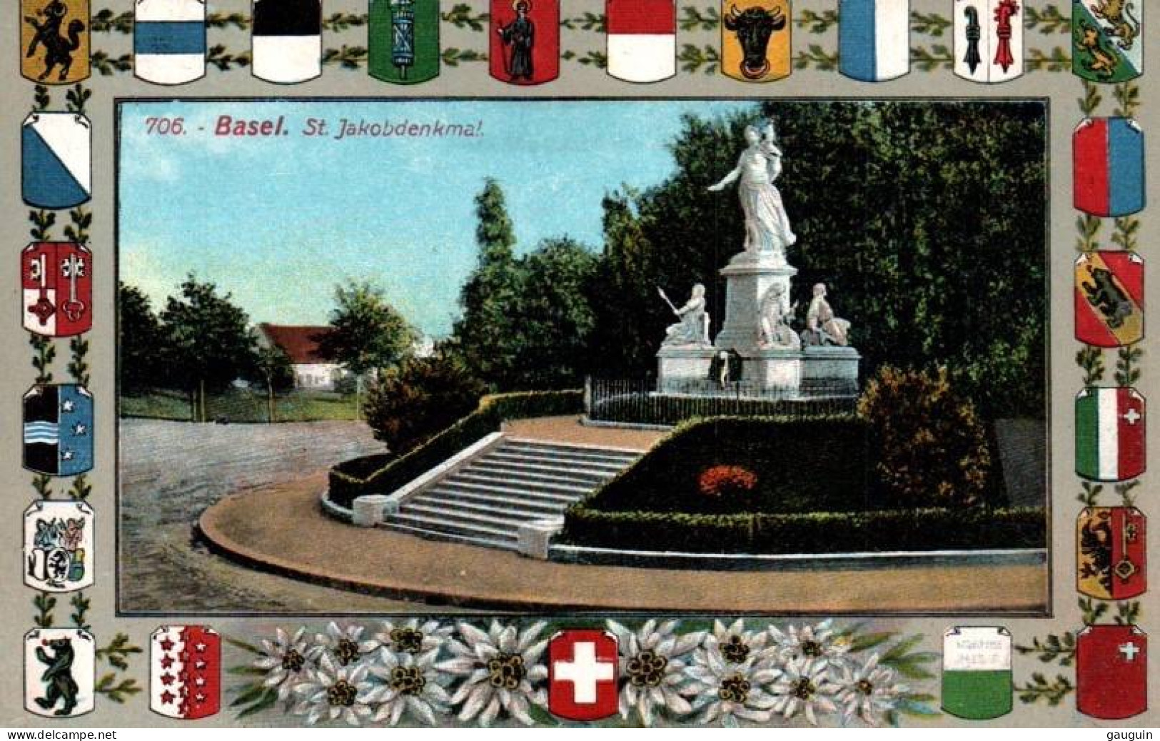 CPA - BÂLE - St.Jakobdenkmal - Edition ? - Basel