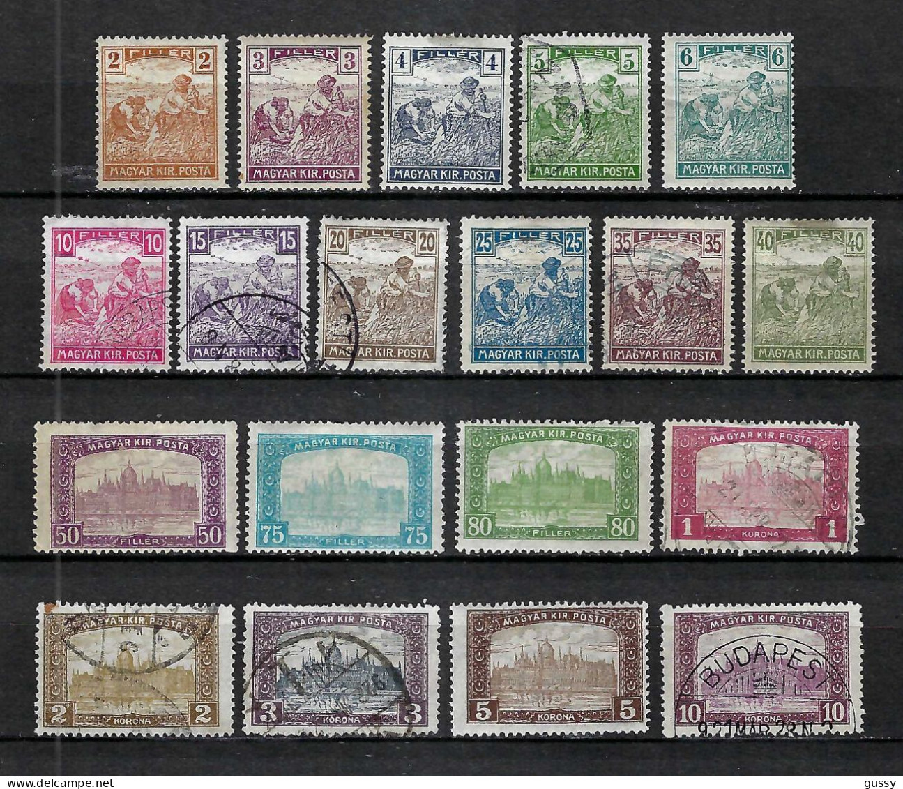 HONGRIE Ca.1916-17: Lot D' Obl. Et Neufs* - Used Stamps