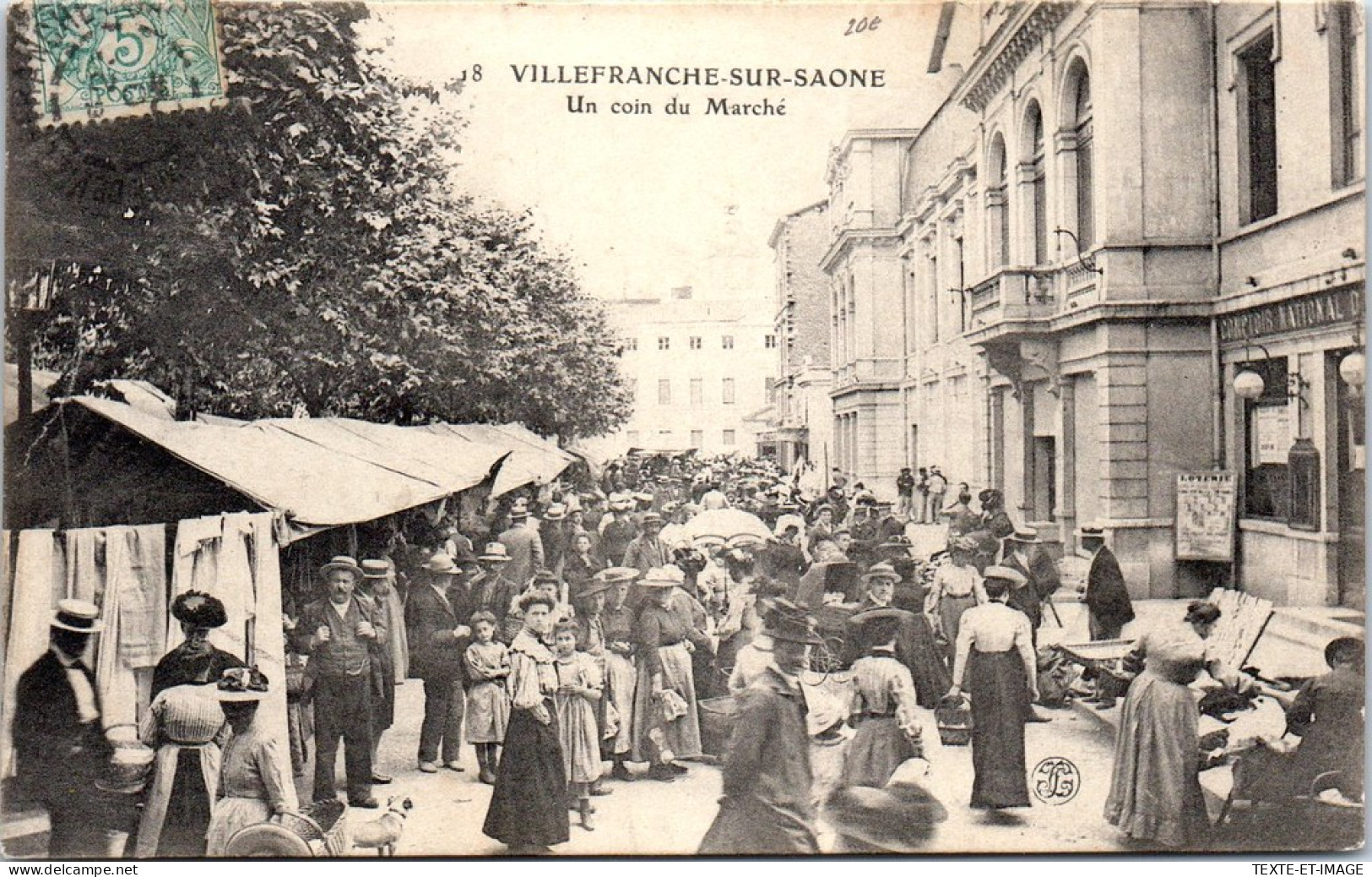 69 VILLEFRANCHE SUR SAONE - Un Coin Du Marche  - Villefranche-sur-Saone