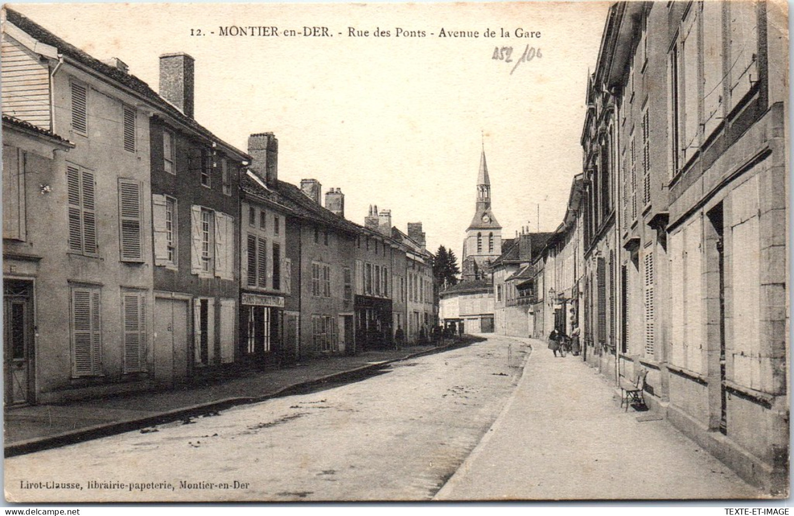 52 MONTIER EN DER - Rue Des Ponts, Avenue De La Gare  - Montier-en-Der