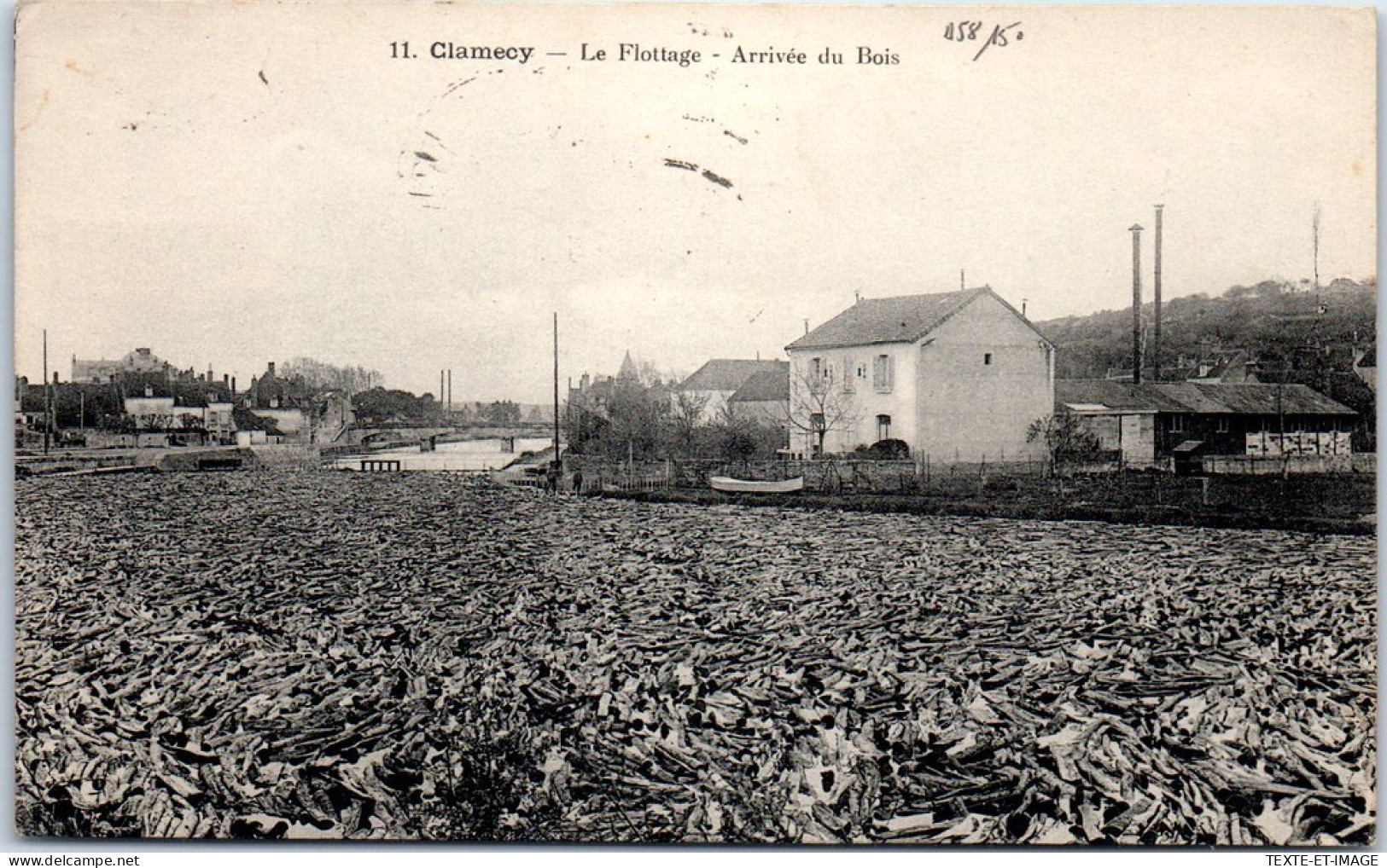 58 CLAMECY - Le Flottage - Arrivee Du Bois -  - Clamecy