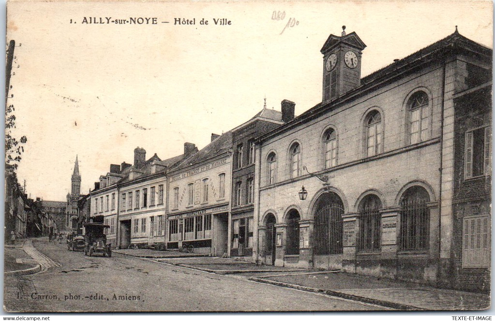 80 AILLY SUR NOYE - L'hotel De Ville - - Ailly Sur Noye