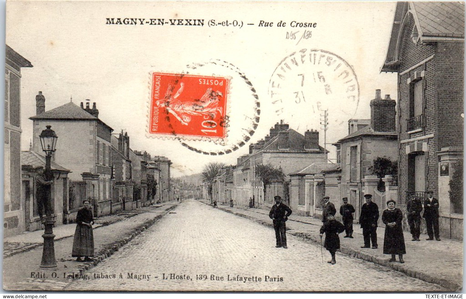 95 MAGNY EN VEXIN - La Rue De Crosnes  - Magny En Vexin