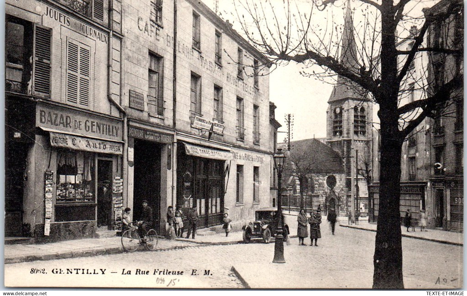 94 GENTILLY - La Rue Frileuse, Vue Partielle. - Gentilly