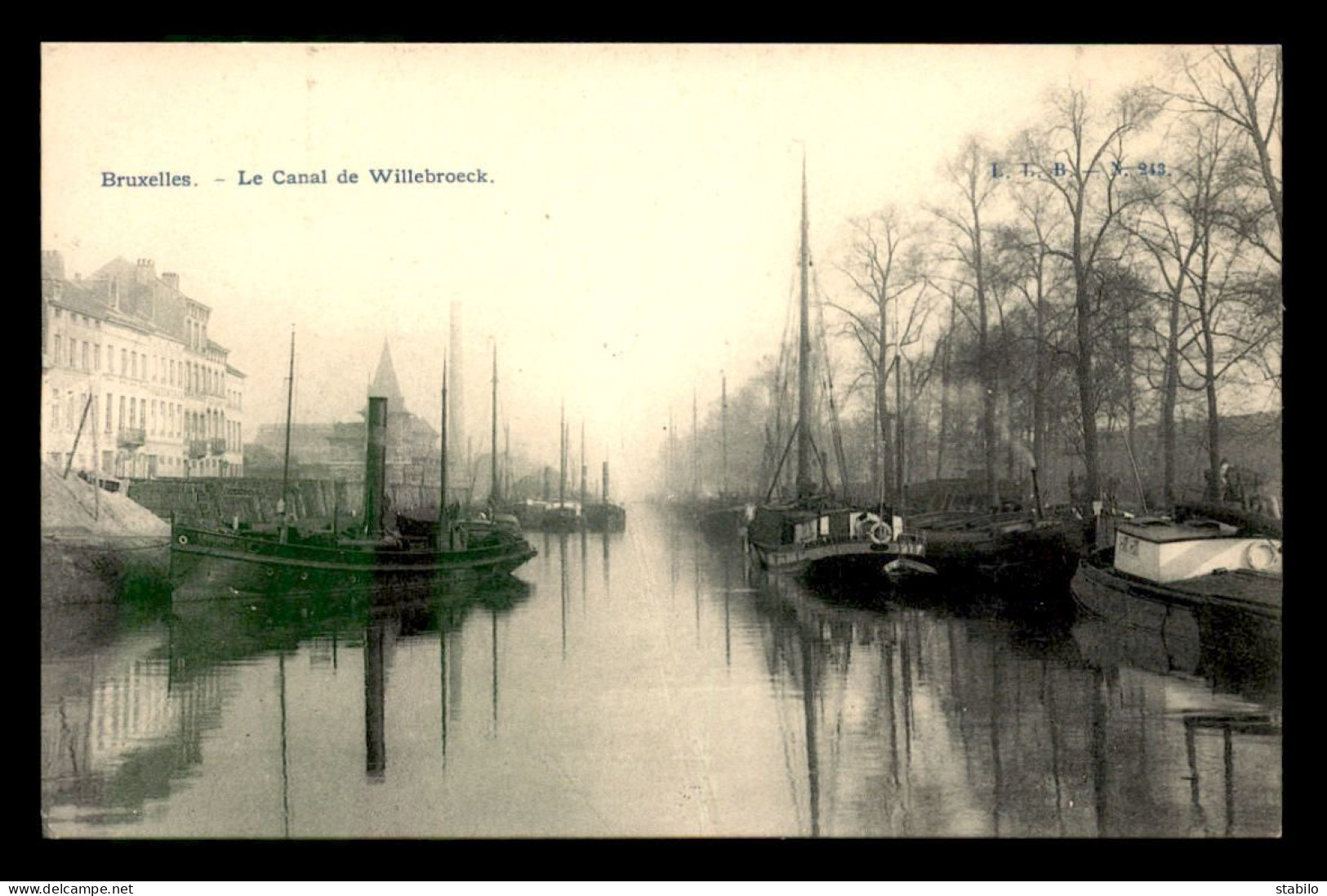 BELGIQUE - BRUXELLES - LE CANAL DE WILLEBROECK - PENICHES - Maritime