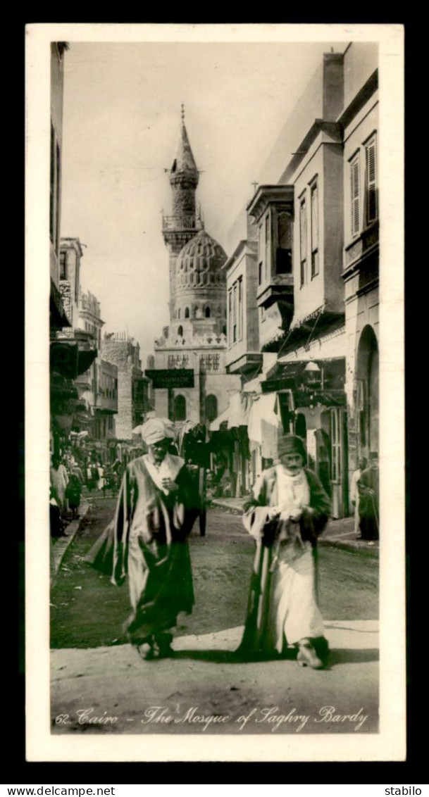 EGYPTE - LE CAIRE - THE MOSQUE OF SAGHRY BARDY - EDITEUR LEHNERT & LANDROCK N° 62 - Cairo