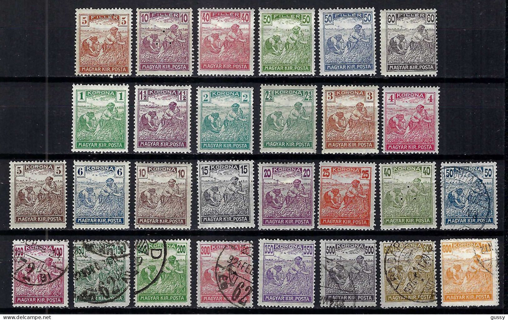 HONGRIE Ca.1916-19: Lot De Neufs* Et Obl. - Unused Stamps