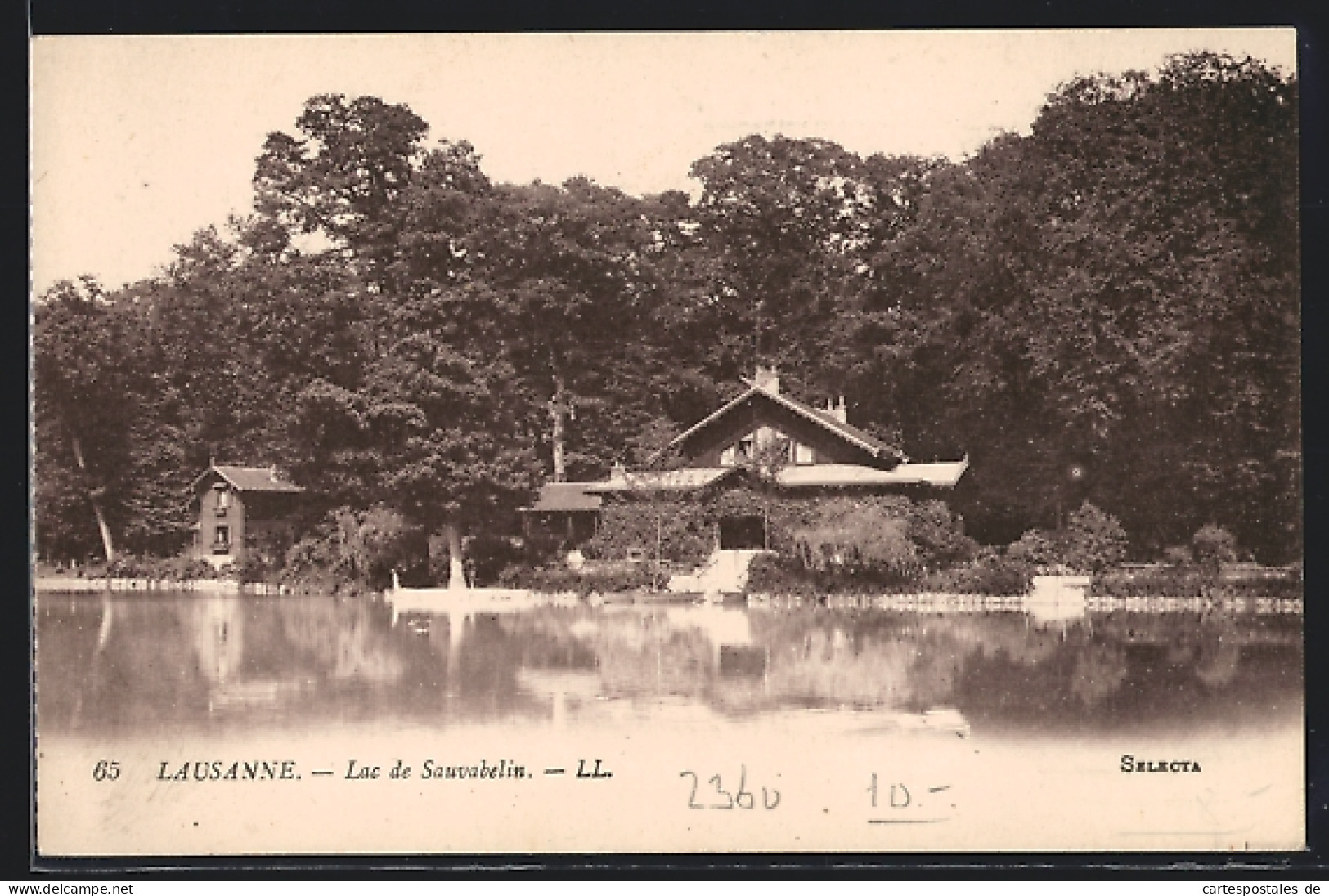 AK Lausanne, Lac De Sauvabelin  - Lausanne