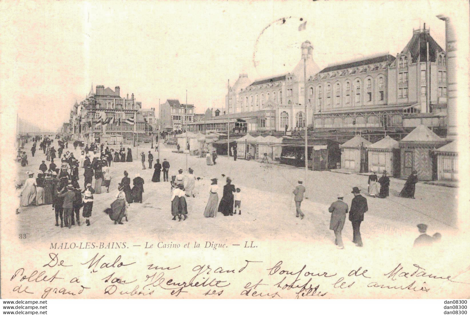 59 MALO LES BAINS LE CASINO ET LA DIGUE - Malo Les Bains