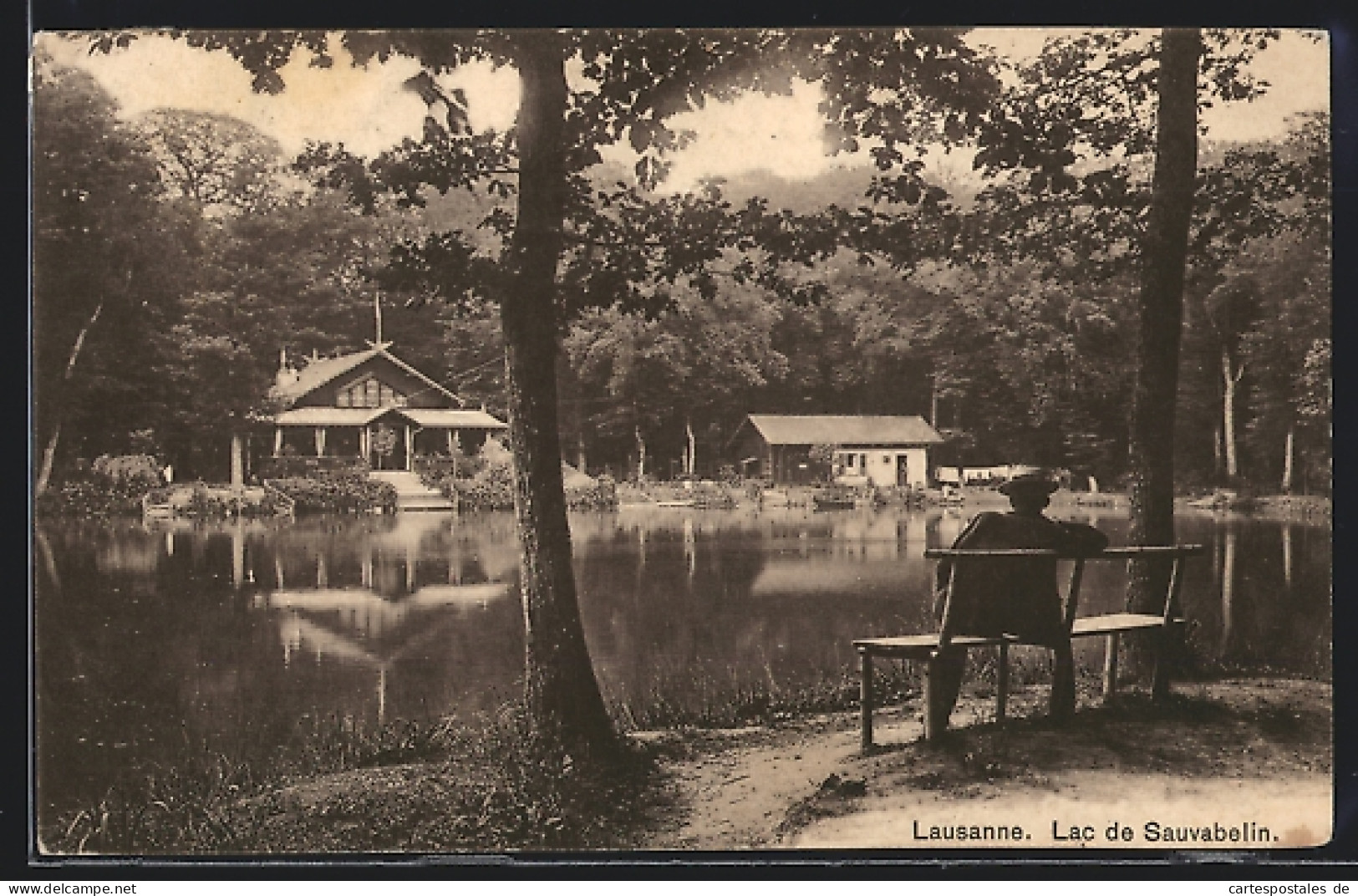 AK Lausanne, Lac De Sauvabelin  - Lausanne