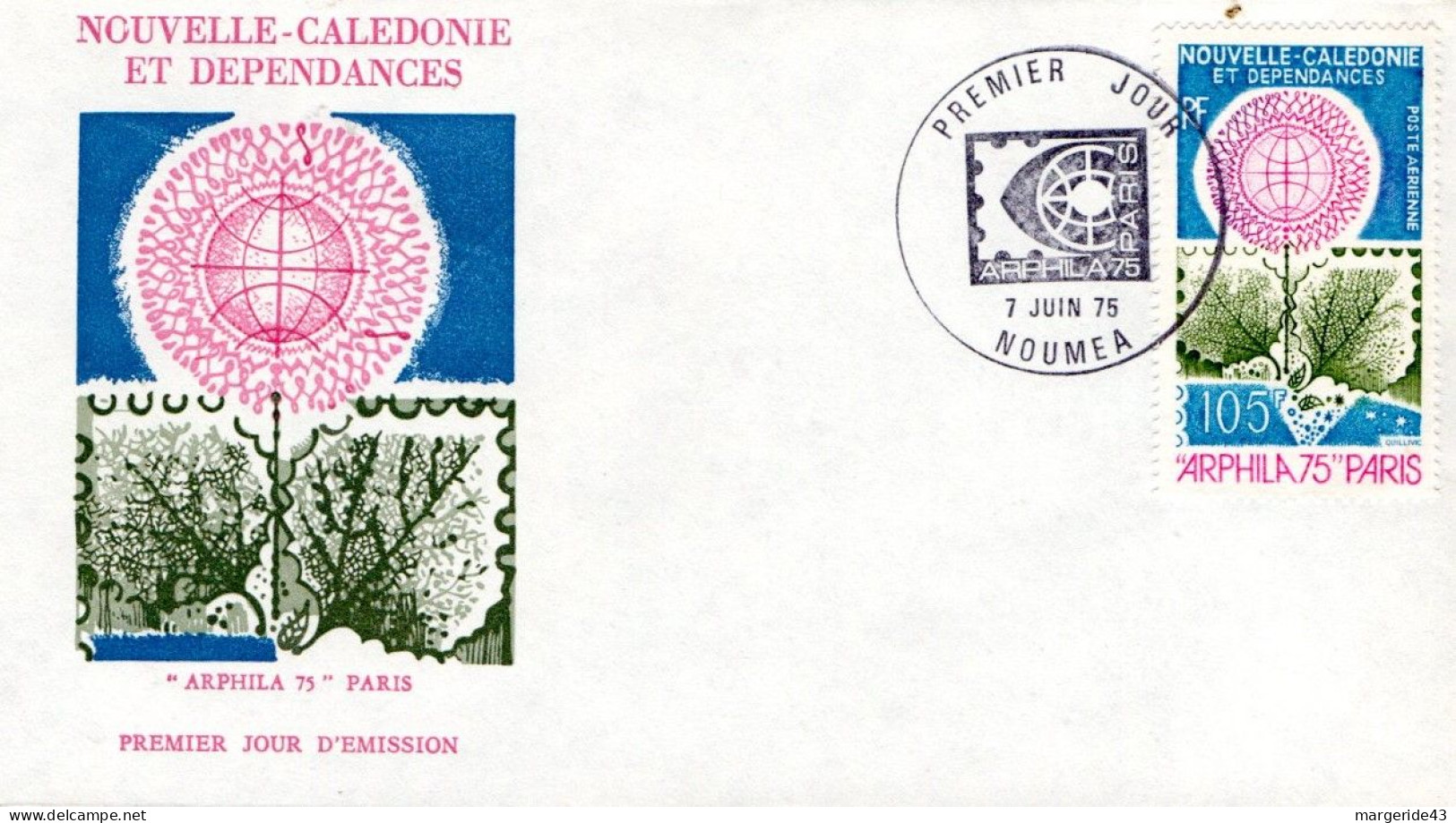 NOUVELLE CALEDONIE  LOT DE 59 FDC DIFFERENTES